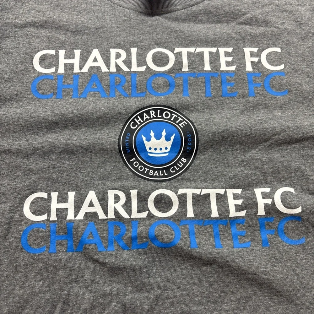 Charlotte Football Club Crew Neck‎ Sweatshirt Men's Medium MLS Soccer